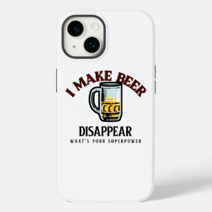 Ich lasse Bier verschwinden, was deine Supermacht Case-Mate iPhone 14 Hülle