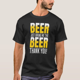 Ich lasse Biere verschwinden Bier trinken Witze Mä T-Shirt