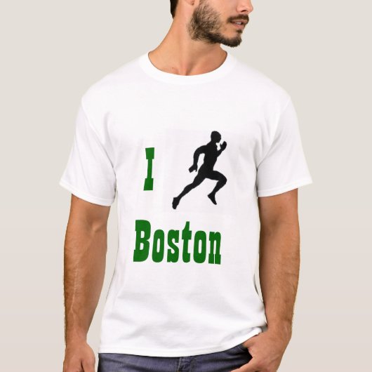 Ich lasse Boston-T - Shirt laufen (Vorderseite)