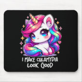 Ich lasse Chlamydia schön lustig aussehen, unpasse Mousepad (Vorne)