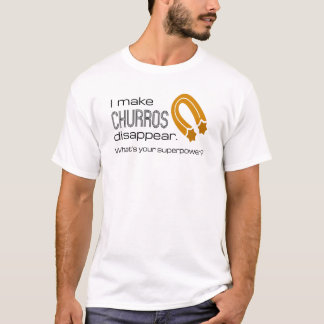 Ich lasse Churros verschwinden. Was ist dein Super T-Shirt