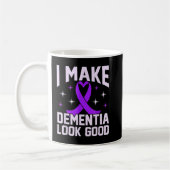 Ich lasse Demenz gut Alzheimer-Bewusstsein aussehe Kaffeetasse (Links)