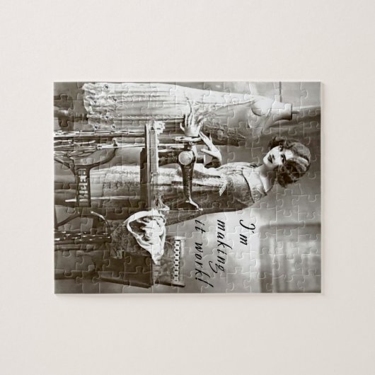 Ich lasse es arbeiten puzzle (Horizontal)