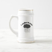 Ich lasse es regnen bierglas (Links)