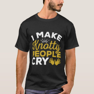 Ich lasse Knotty Leute den Sonnenmassagetherapeute T-Shirt