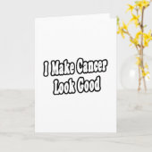 Ich lasse Krebs gut aussehen Karte (Gelbe Blume)