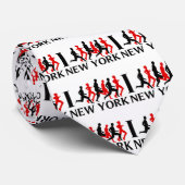 ICH LASSE NEW YORK LAUFEN KRAWATTE (Gerollt)