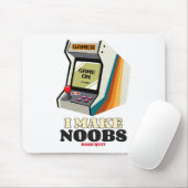 Ich lasse Noobs Rage aufhören Mousepad (Mit Mouse)