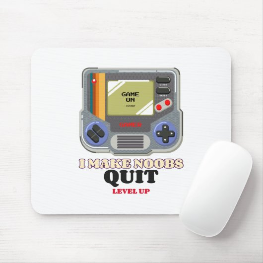 Ich lasse Noobs Rage aufhören Mousepad (Mit Mouse)