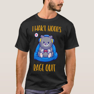 Ich lasse Noobs Rage Text beenden T-Shirt