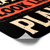 Ich lasse Plan B wie Plan A Motivierend aussehen Poster (Ecke)