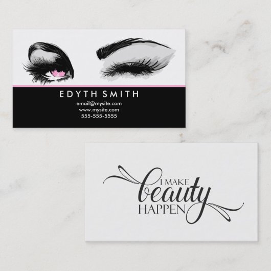 Ich lasse Schönheit geschehen Visitenkarte (Vorne/Hinten)