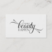 Ich lasse Schönheit geschehen Visitenkarte (Rückseite)