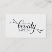 Ich lasse Schönheit geschehen Visitenkarte (Rückseite)