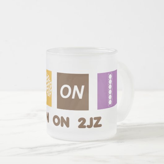 ICH LAUFE AUF 2JZ Kaffeetasse (VorderseiteRechts)