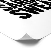 Ich laufe auf Augenrollen, Sarcasm & Sweet Poster (Ecke)