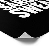 Ich laufe auf Augenrollen, Sarcasm & Sweet Poster (Ecke)