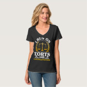 Ich laufe auf dem Rechtsanwaltsgesetz T-Shirt (Vorderseite Vollansicht)