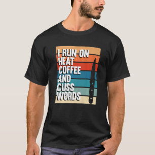 Ich laufe auf dem Schmied-Schmied für Wärme und Ka T-Shirt