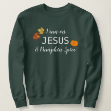 Ich laufe auf Jesus und Kürbisgewürze T - Shirt