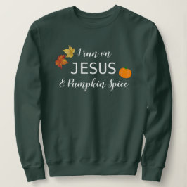 Ich laufe auf Jesus und Kürbisgewürze T - Shirt