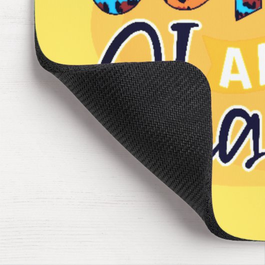 Ich laufe auf Kaffee und Chaos Mousepad (Ecke)