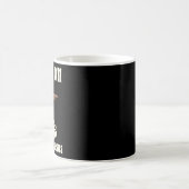Ich laufe auf Kaffee und Jesus Kaffeetasse (Mittel)