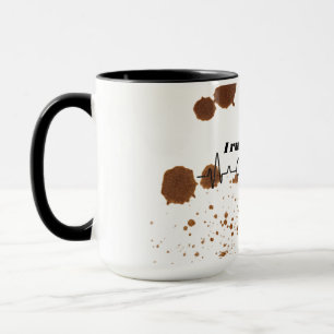 Ich laufe auf Kaffee und Memes Tasse   Kaffee Lieb