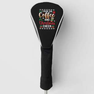 Ich laufe auf Kaffee und Weihnachts-Chef Golf Headcover