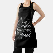 Ich laufe auf Kaffee und Weihnachts-Chef Schürze (InSitu)