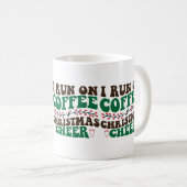Ich laufe auf Kaffee & Weihnachten, Weihnachten un Kaffeetasse (VorderseiteRechts)