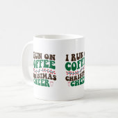 Ich laufe auf Kaffee & Weihnachten, Weihnachten un Kaffeetasse (Vorderseite Links)