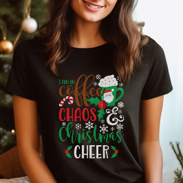Ich laufe auf Kaffeekaos und Weihnachtsfeiern T-Shirt
