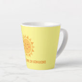 Ich laufe auf Sonnenschein zwei Tone Zwei-Tone-Kaf Milchtasse (Rechte Ecke)