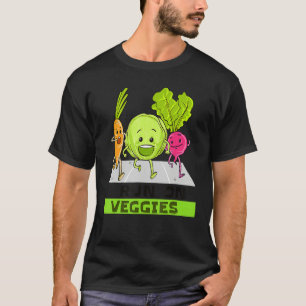 Ich laufe auf Veggies Vegan und vegetarisch T-Shirt