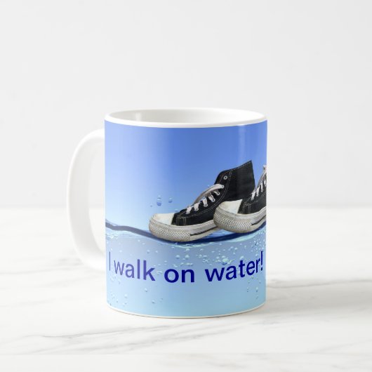Ich laufe auf Wasser Kaffeetasse (Vorderseite Links)