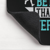 Ich laufe besser als die Regierung Mousepad (Ecke)