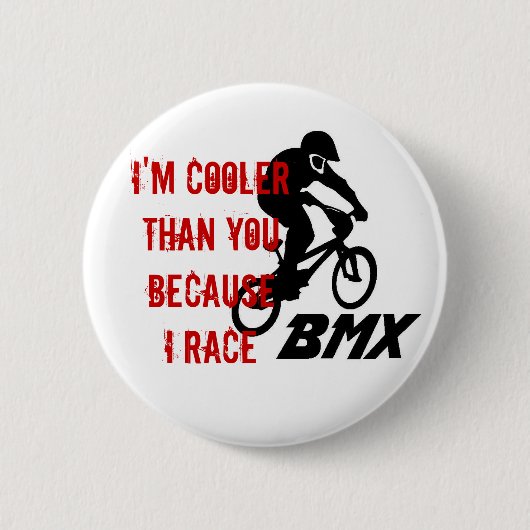 Ich laufe BMX Knopf Button (Vorderseite)