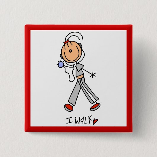 Ich laufe button (Vorderseite)