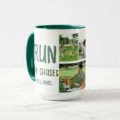 Ich laufe, Daddy jagt hinterher Foto-Mug Tasse (Vorderseite Links)