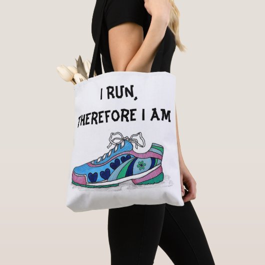 Ich laufe, deshalb bin ich, Tasche (Von Nahem)