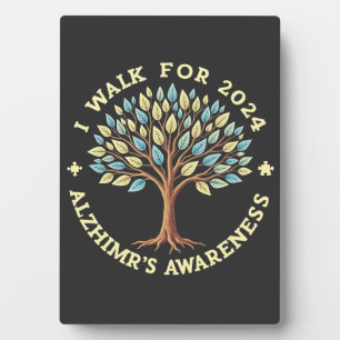 Ich laufe für Alzheimer's Awareness Month 2024 Fotoplatte