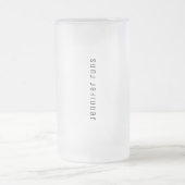 Ich laufe für Bier Fitness Spaß Red Bottle Mattglas Bierglas (Mittel)