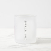 Ich laufe für Bier Fitness Spaß Red Bottle Mattglastasse (Mittel)