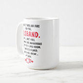  Ich laufe für euch Mann durch Feuer, Kaffeetasse (Vorderseite Links)