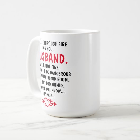  Ich laufe für euch Mann durch Feuer, Kaffeetasse (Vorderseite Links)