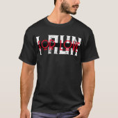 Ich laufe für Liebe Inspirierend Workout-Motivatio T-Shirt (Vorderseite)
