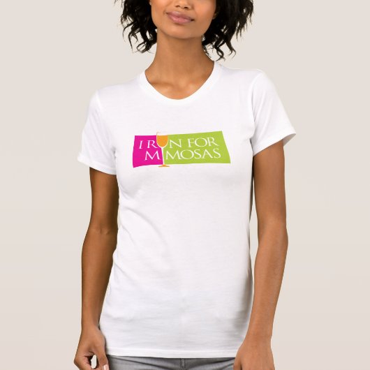 Ich laufe für Mimosen T-Shirt (Vorderseite)