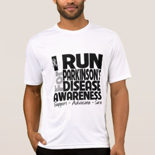 Ich laufe für Parkinsons Krankheits-Bewusstsein T-Shirt