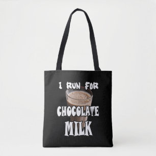 Ich laufe für Schokoladenmilch Laufen Tasche